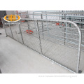 simple galvanized farm iron pipe gate